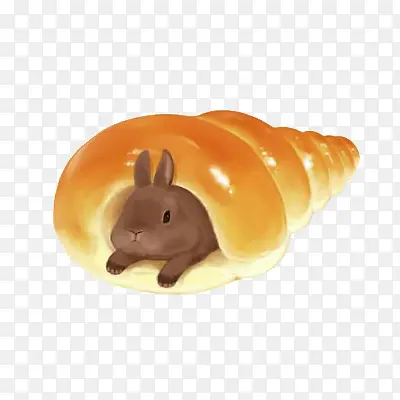 面包中的兔子
