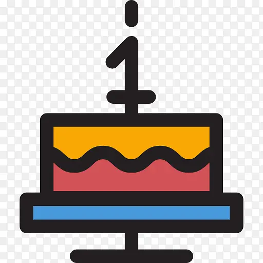 生日蛋糕图标