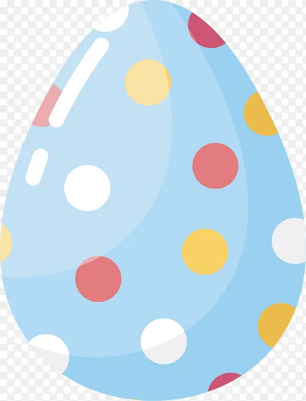 复活节蓝色圆点彩蛋