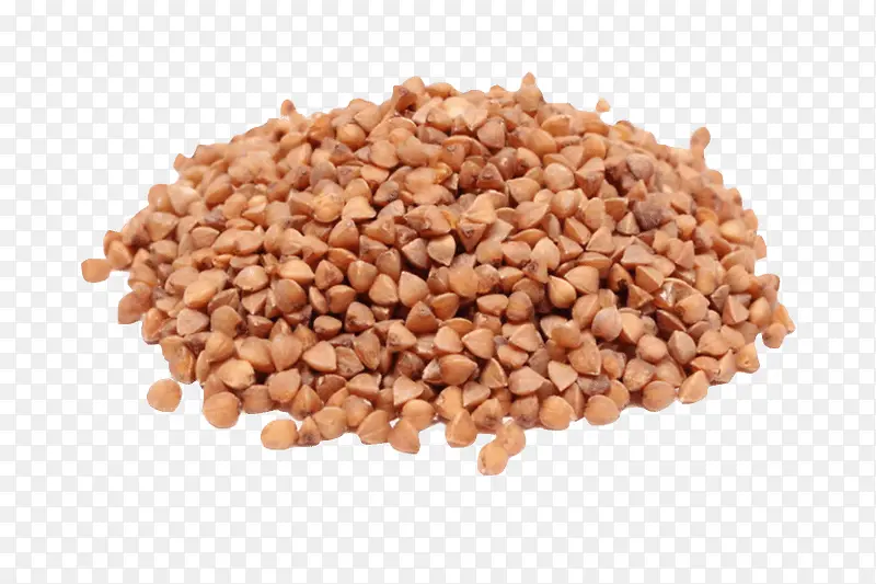 苦荞麦杂粮粮食谷物堆