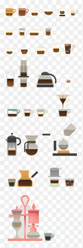 咖啡制作工具图标