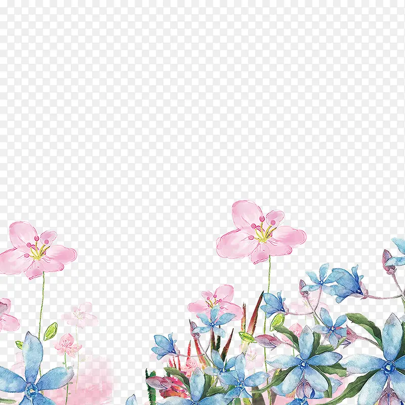 花卉植物装饰边框