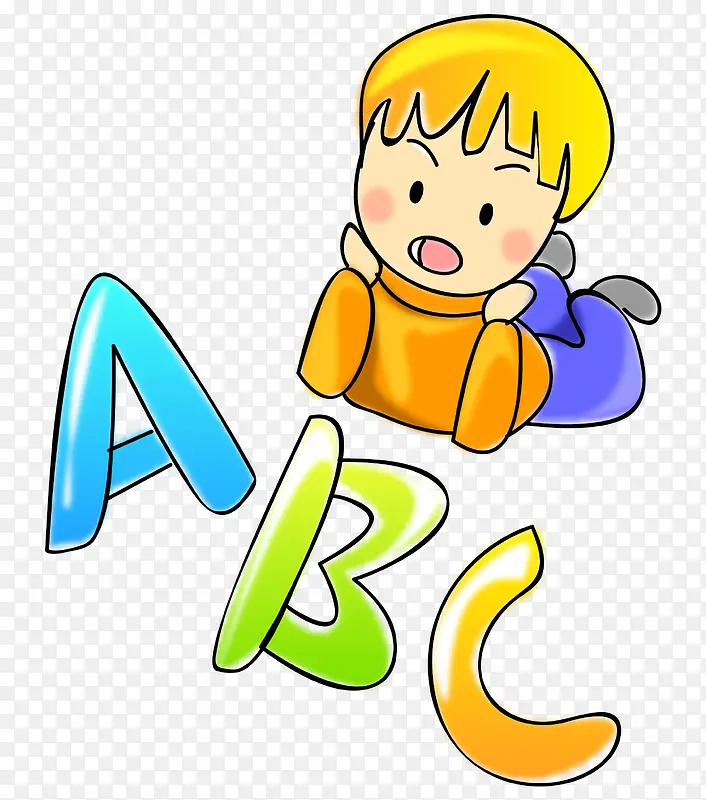 可爱儿童abc矢量图PNG图片素材下载_图片编号qgwgwnrq-免抠素材网