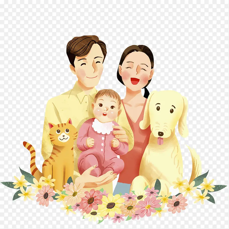 幸福的家庭PNG图片素材下载_图片编号qnodkxjy-免抠素材网