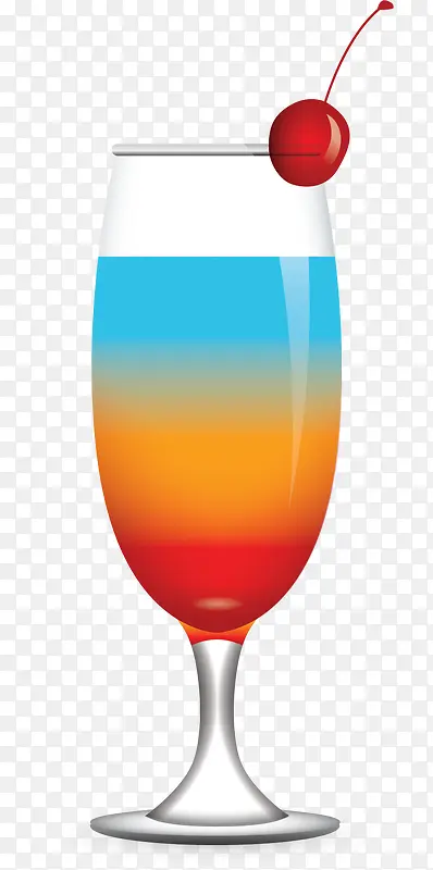 七色彩虹美味果汁