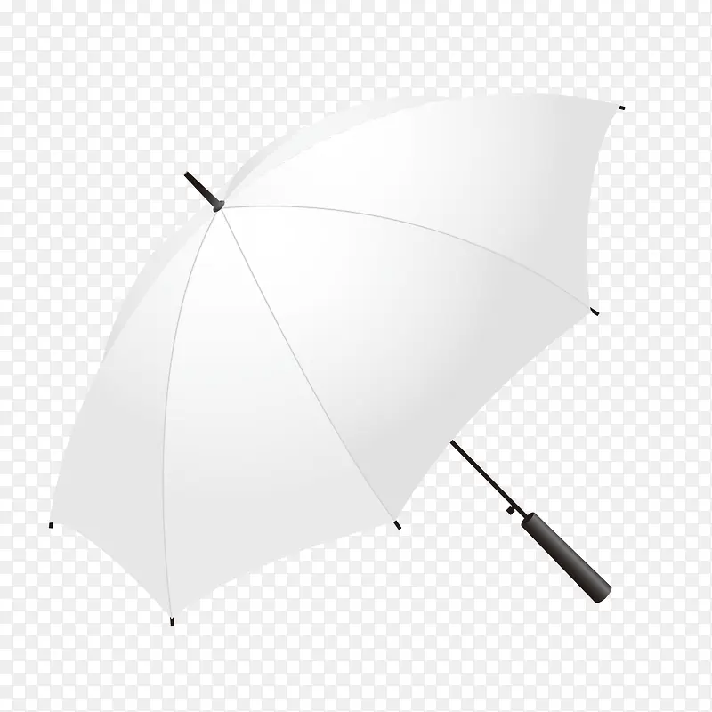 白色打开雨伞图像