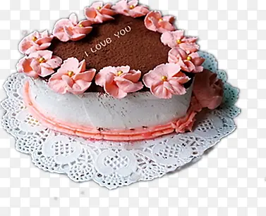 心形花瓣蛋糕
