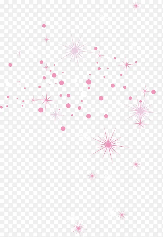 粉色漂浮装饰矢量图