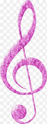 粉色漂亮音符