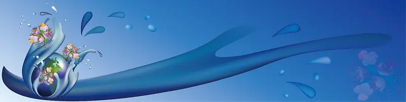 中国古典花纹横幅
