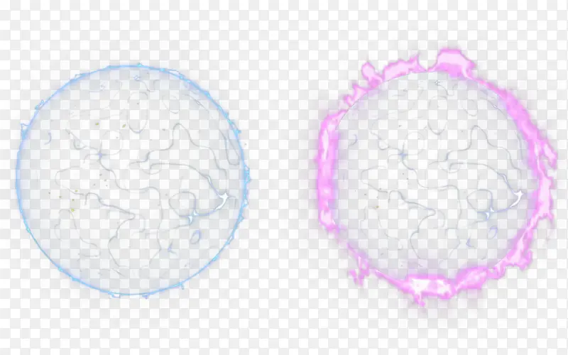 红蓝圆形动感粒子光效阵法