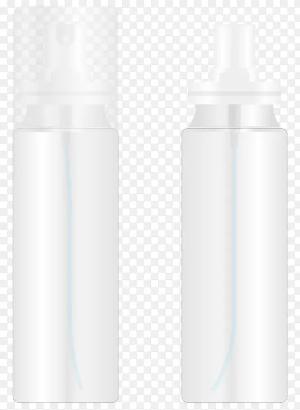 时尚洗化用品白色喷雾瓶子