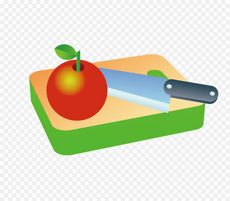 切菜板苹果核刀子