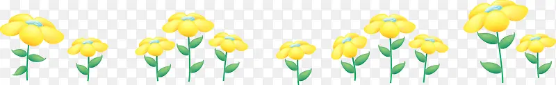 黄色小花花丛