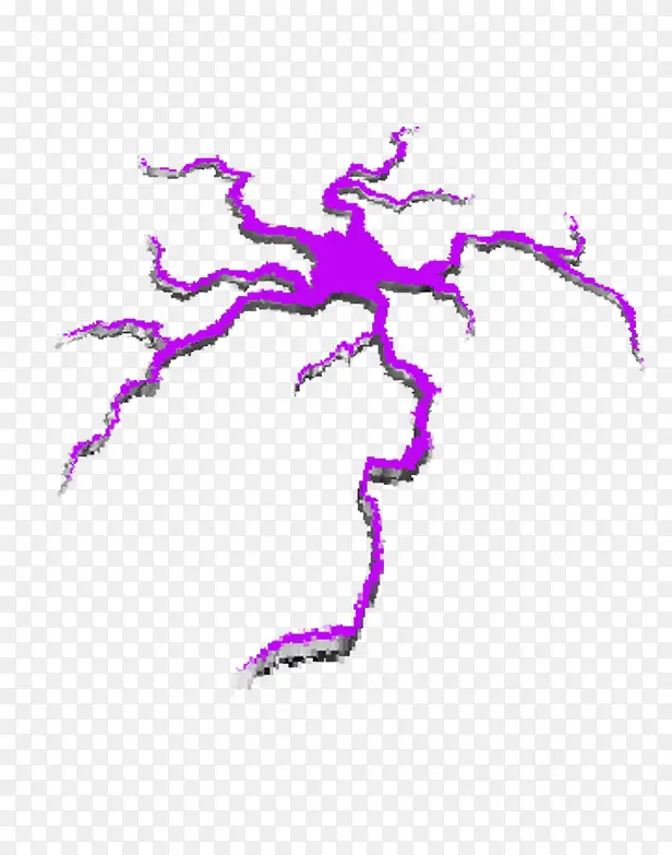 紫色裂缝