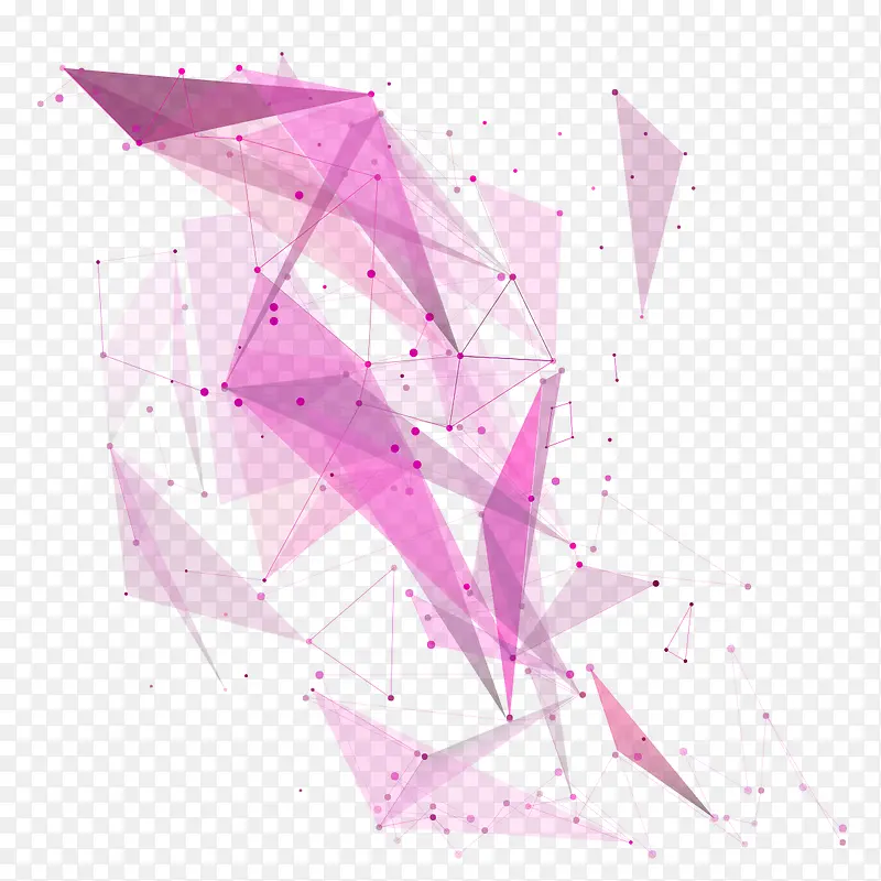 紫色星空小三角装饰
