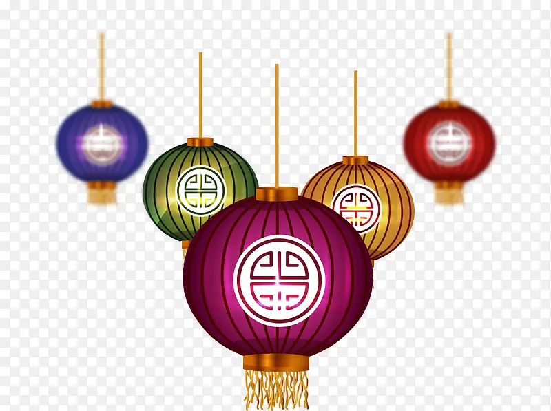 中国风灯笼中秋节节日装饰