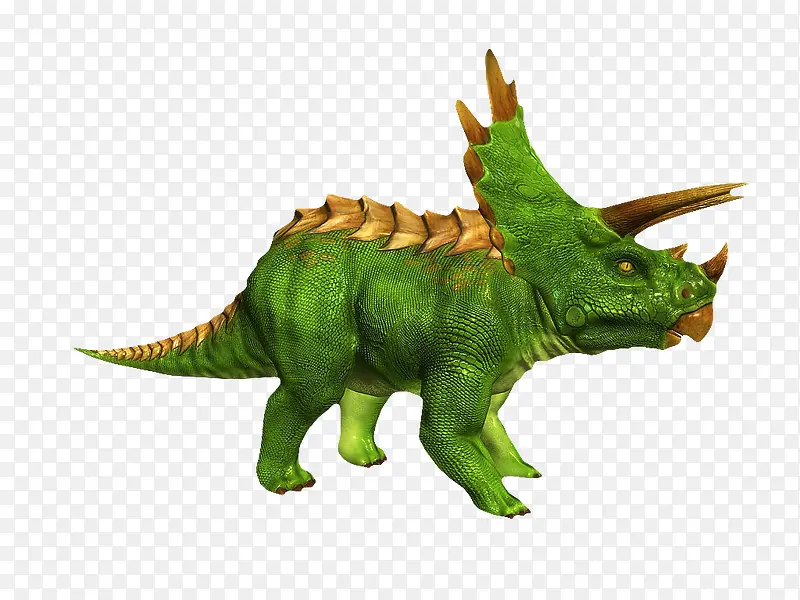 绿色三角恐龙