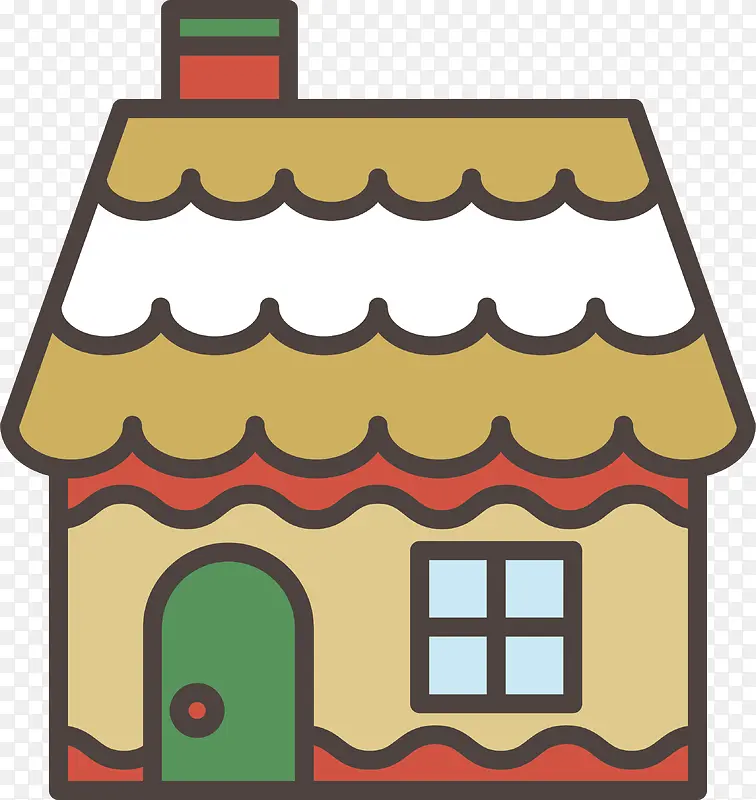 圣诞小屋设计图标