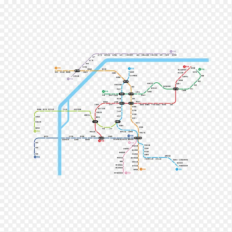 南京地铁路线图地铁地图