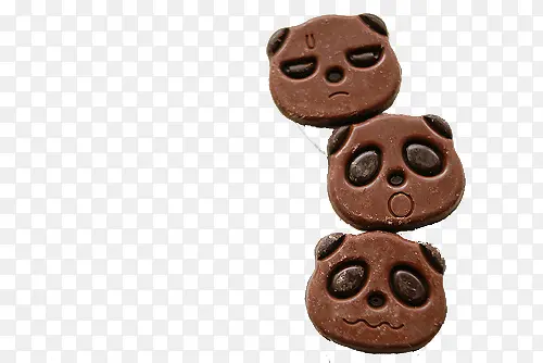 表情小熊猫饼干