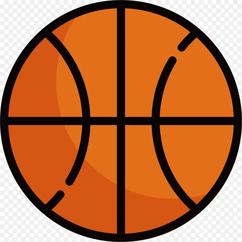 体育篮球免抠图标