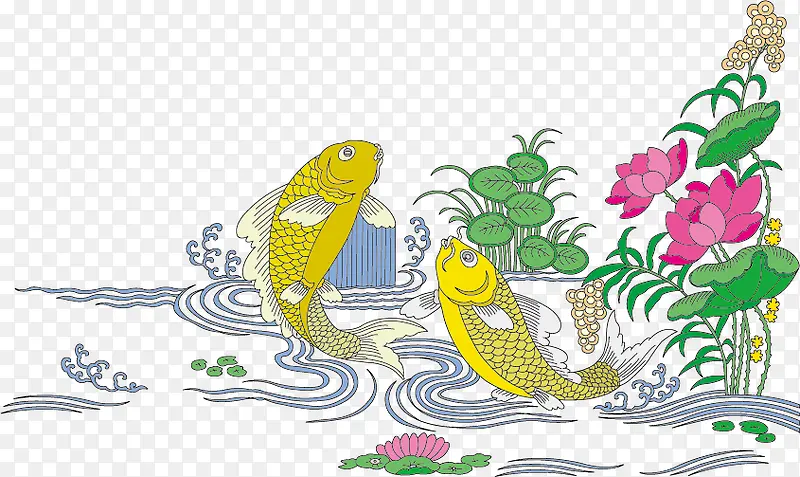 矢量鱼素材
