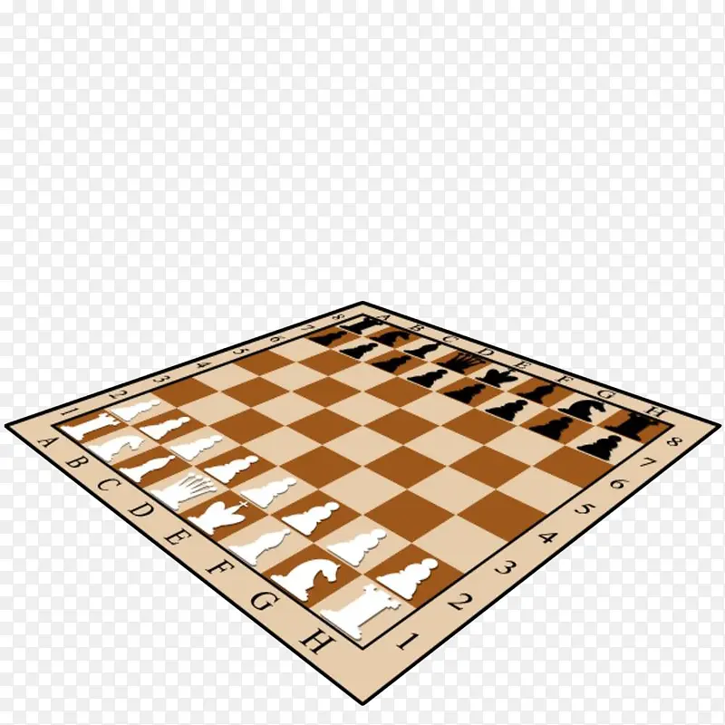 手绘国际象棋盘