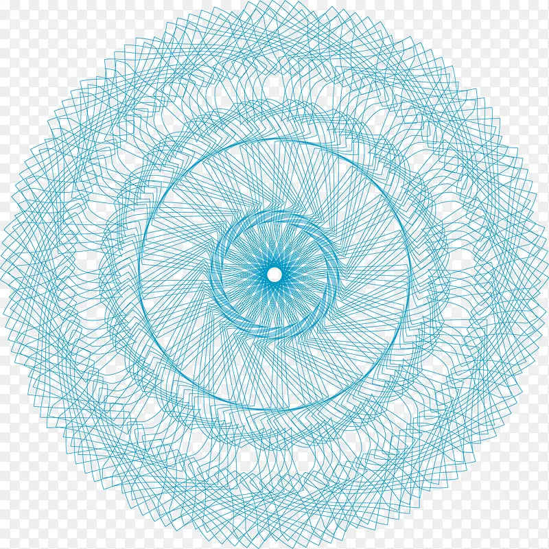 创意蓝色螺旋纹理线条图