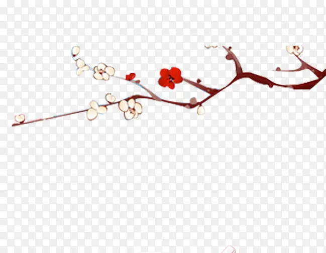 冬季梅花