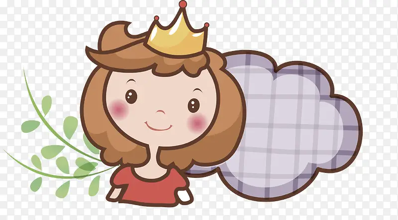 戴皇冠的女孩