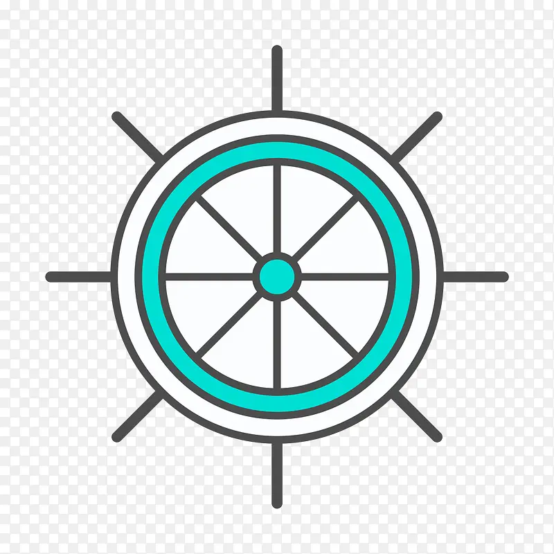 蓝色手绘线稿掌舵元素PNG图片素材下载_图片编号yvkeoxgq-免抠素材网