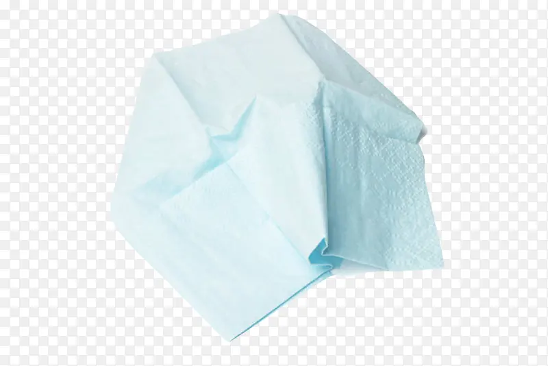 蓝色无纺布湿纸巾实物