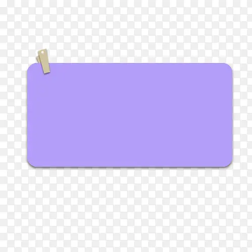 紫色木夹子标签