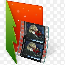 圣诞节电影文件夹视频圣诞包