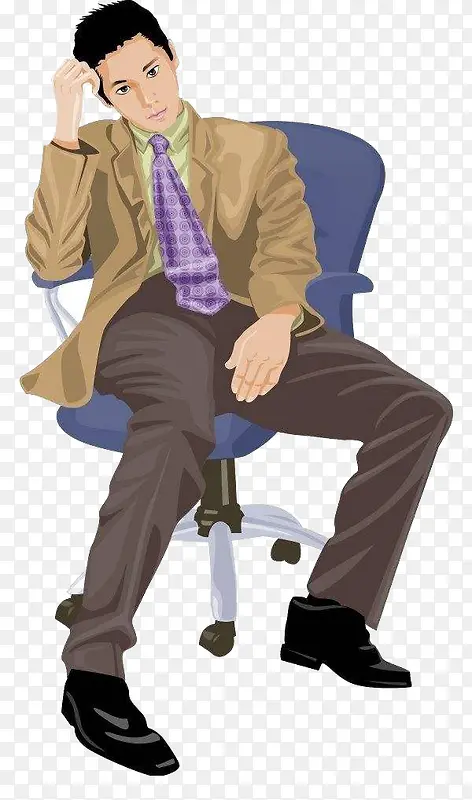 思考的男人免抠透明素材PNG图片素材下载_图片编号yznmaooy-免抠素材网