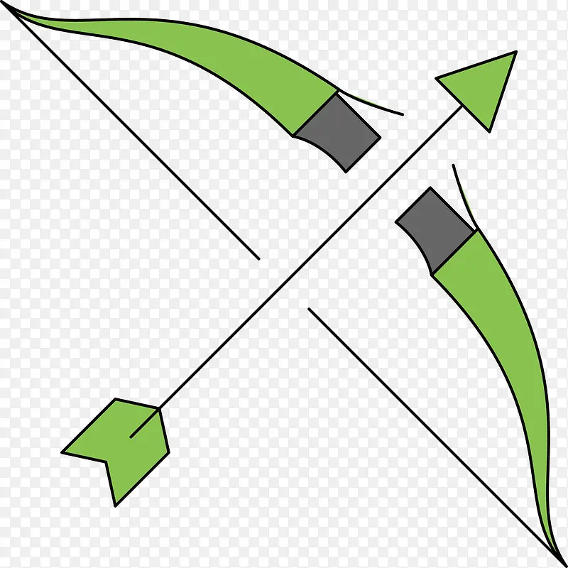 矢量弓箭素材