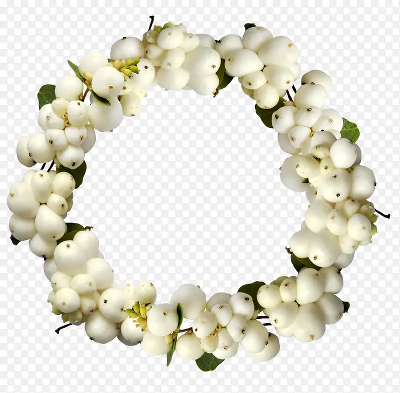 白色花环