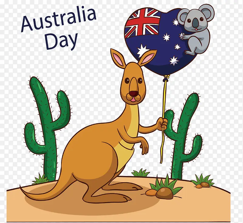 爱心澳大利亚国旗气球