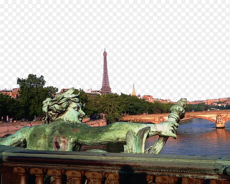 法国巴黎城市风景