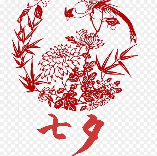 七夕情人节素材图片