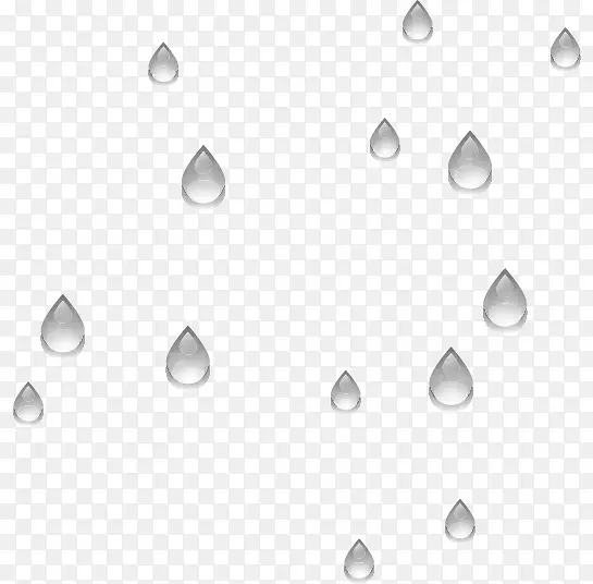 精美透明水珠雨水雨滴