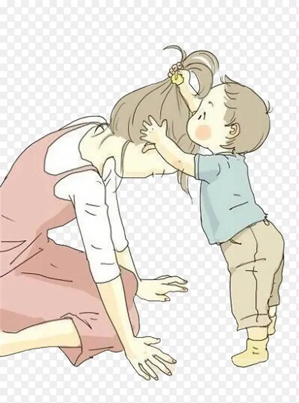 孩子对母亲的爱