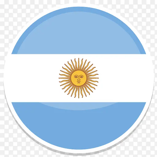 阿根廷2014 -世界-杯标志-平-图标