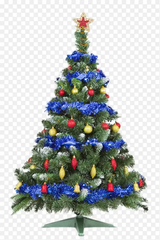 彩色立体圣诞树实物
