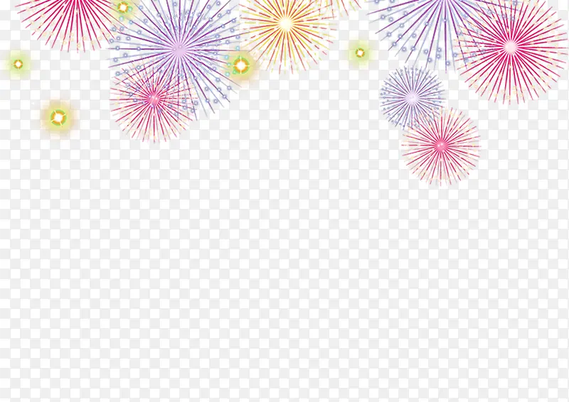 线条烟花