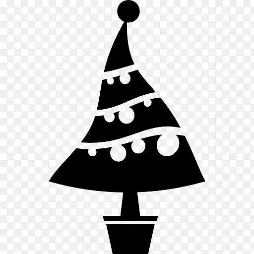 圣诞树装饰图标