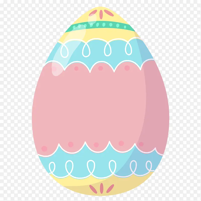 创意手绘矢量复活节彩蛋