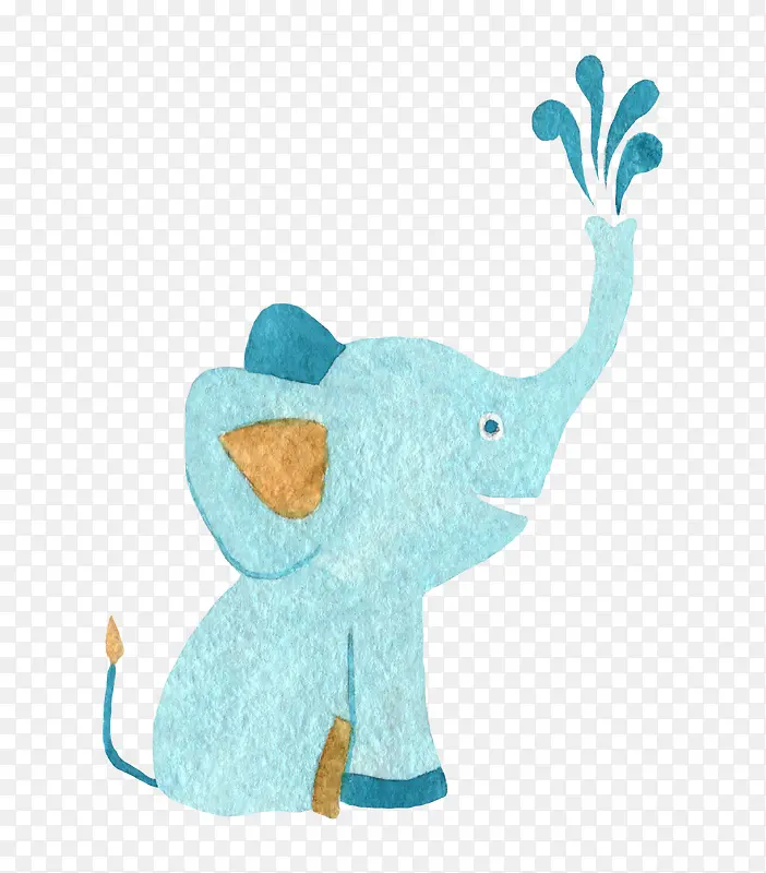 淡蓝色大象