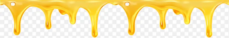 质感黄色水滴